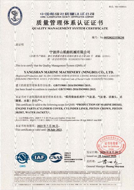 CCS certificate